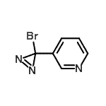 CAS#: 127458-80-4， 3-(3-Bromo-3H-diaziren-3-yl)pyridine