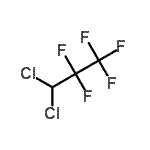 结构式 CAS# 127564-92-5, 3,3-二氯-1,1,1,2,2-五氟丙烷
