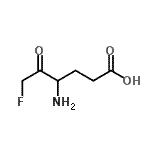CAS#: 127582-44-9， 4-Amino-6-Fluoro-5-Oxohexanoic Acid