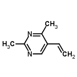 CAS#: 127588-31-2， 2,4-Dimethyl-5-Vinylpyrimidine