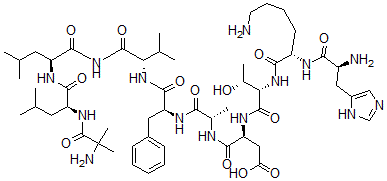 CAS#: 127627-57-0， alanyl(5)-aminoisobutyryl(8)-leucine(10)-Neurokinin A