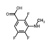CAS#: 127660-43-9， 2,4,5-Trifluoro-3-(Methylamino)Benzoic Acid