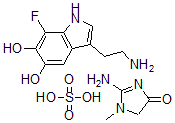 CAS 登录号：127685-99-8， 5,6-二羟基-7-氟色胺肌酐