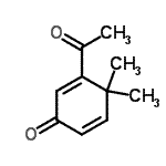 CAS#: 127701-69-3， 3-Acetyl-4,4-Dimethyl-2,5-Cyclohexadien-1-One