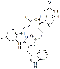 CAS#: 127745-41-9， Biotinyl-Tryptophyl-Leucyl-beta-Alanine