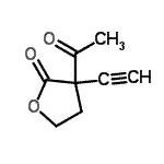 CAS#: 127783-39-5， 3-Acetyl-3-Ethynyldihydro-2(3H)-Furanone