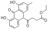 CAS#: 127848-71-9， 10-beta-Carbethoxypropionylchrysarobin