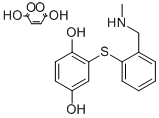 CAS#: 127906-41-6， 2-((2-((Methylamino)Methyl)Phenyl)Thio)-1,4-Benzenediol (Z)-2-Butenedi Oate (1:1) (Salt)