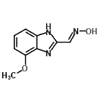 CAS#: 127926-60-7， (E)-N-Hydroxy-1-(4-Methoxy-1H-Benzimidazol-2-Yl)Methanimine