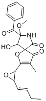 CAS#: 127941-81-5， 2-[3-[(E)-but-1-enyl]oxiran-2-yl]-6-hydroxy-7-methoxy-3-methyl-7-phenylcarbonyl-1-oxa-8-azaspiro[4.4]non-2-ene-4,9-dione