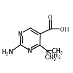 CAS#: 127958-04-7， 2-Amino-4-(2-Methyl-2-Propanyl)-5-Pyrimidinecarboxylic Acid