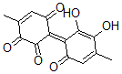 CAS 登录号:128-68-7, (3Z)-3-(2,3-二羟基-4-甲基-6-氧代-1-环己-2,4-二烯亚基)-6-甲基环己-5-烯-1,2,4-三酮