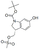CAS#: 128049-51-4， Tert-Butyl (3S)-6-Hydroxy-3-(Methylsulfonyloxymethyl)-2,3-Dihydroindole-1-Carboxylate