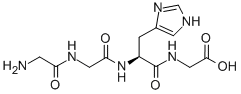 CAS#: 128114-56-7， N-(N-(N-Glycylglycyl)-L-histidyl)glycine