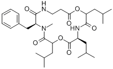 CAS#: 128140-12-5， Cyclo(beta-alanyl-4-methyl-2-hydroxypentanoylleucyl-4-methyl-2-hydroxypentanoyl-N-methylphenylalanyl)