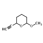 CAS#: 128176-26-1， 2-Ethynyl-6-Methoxytetrahydro-2H-Pyran