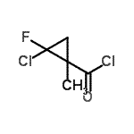 CAS#: 128230-83-1， 2-Chloro-2-Fluoro-1-Methylcyclopropanecarbonyl Chloride