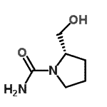 CAS#: 128257-10-3， (2S)-2-(Hydroxymethyl)-1-Pyrrolidinecarboxamide