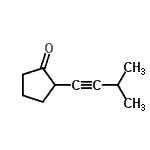 CAS#: 128287-76-3， 2-(3-Methyl-1-Butyn-1-Yl)Cyclopentanone
