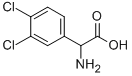 structure of CAS# 128349-50-8, alpha-Amino-3,4-Dichloro-Benzeneacetic Acid;AMINO-(3,4-DICHLORO-PHENYL)-ACETIC ACID