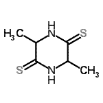 CAS#: 128425-20-7， 3,6-Dimethyl-2,5-Piperazinedithione