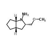 CAS#: 128495-97-6， (2S,3aS,6aS)-2-(Methoxymethyl)Hexahydrocyclopenta[b]Pyrrol-1(2H)-Amine