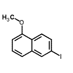 CAS#: 128542-49-4， 6-Iodo-1-Methoxynaphthalene