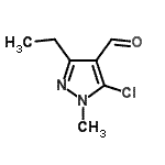 CAS#: 128564-56-7， 5-Chloro-3-Ethyl-1-Methyl-1H-Pyrazole-4-Carbaldehyde