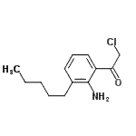 CAS#: 128600-55-5， 1-(2-Amino-3-Pentylphenyl)-2-Chloroethanone