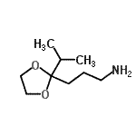 CAS#: 128608-14-0， 3-(2-Isopropyl-1,3-Dioxolan-2-Yl)-1-Propanamine