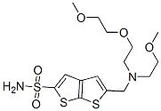 CAS#: 128620-92-8， 2-[[2-(2-Methoxyethoxy)Ethyl-(2-Methoxyethyl)Amino]Methyl]Thieno[3,2-d]Thiophene-5-Sulfonamide