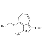 CAS#: 128637-54-7， 4-Ethoxy-3-Methyl-1-Azulenecarbonitrile