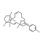 CAS#: 128719-90-4， (5Z)-7-{(1S,2S,3R,4R)-3-[(1E,3R)-3-Hydroxy-4-(4-Iodophenoxy)-1-Buten-1-Yl]-7-Oxabicyclo[2.2.1]Hept-2-Yl}-5-Heptenoic Acid