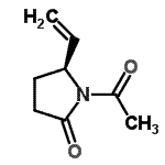 CAS#: 128759-87-5， (5S)-1-Acetyl-5-Vinyl-2-Pyrrolidinone