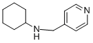 structure of CAS# 128802-98-2, Cyclohexyl-(Pyridin-4-Ylmethyl)Azanium;Cyclohexyl-(4-Pyridylmethyl)Ammonium;Zinc00294234