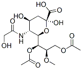CAS#: 128885-13-2， (4S,5R,6R,7S,8R)-7,9-Diacetyloxy-4,6-Dihydroxy-5-[(2-Hydroxyacetyl)Amino]-8-Methoxy-2-Oxononanoic Acid
