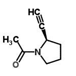 CAS#: 128960-01-0， 1-[(2R)-2-Ethynyl-1-Pyrrolidinyl]Ethanone