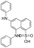 CAS 登录号:129-93-1, 6,8-二(苯基氨基)萘-1-磺酸