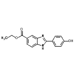 CAS#: 129011-98-9， Ethyl 2-(4-Hydroxyphenyl)-1H-Benzimidazole-5-Carboxylate