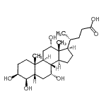 CAS#: 129099-70-3， (3beta,4beta,5beta,7alpha,12alpha)-3,4,7,12-Tetrahydroxycholan-24-Oic Acid