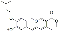 CAS#: 129145-63-7， Methyl (2E,3Z,5E)-6-[3-Hydroxy-4-(3-Methylbut-2-Enoxy)Phenyl]-2-(Methoxymethylidene)-3-Methylhexa-3,5-Dienoate