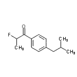 CAS#: 129159-24-6， 2-Fluoro-1-(4-Isobutylphenyl)-1-Propanone