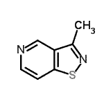 CAS#: 129211-95-6， 3-Methyl[1,2]Thiazolo[4,5-c]Pyridine