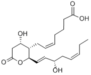CAS#: 129228-55-3， (Z)-7-[(2R,3S,4S)-4-Hydroxy-2-[(1E,5Z)-3-Hydroxyocta-1,5-Dienyl]-6-Oxooxan-3-Yl]Hept-5-Enoic Acid