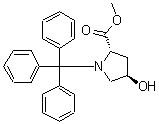 CAS#: 129430-93-9， Methyl (4R)-4-Hydroxy-1-Trityl-L-Prolinate