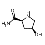 CAS#: 129431-01-2， (4S)-4-Hydroxy-L-Prolinamide