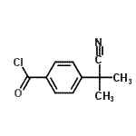 CAS#: 129488-75-1， 4-(2-Cyano-2-Propanyl)Benzoyl Chloride