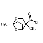 CAS#: 129570-17-8， (1R)-1,4-Dimethyl-2,8-Dioxabicyclo[3.2.1]Octane-4-Carbonyl Chloride