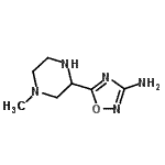 CAS#: 129594-98-5， 5-(4-Methyl-2-Piperazinyl)-1,2,4-Oxadiazol-3-Amine