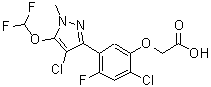 CAS#: 129630-17-7， {2-Chloro-5-[4-Chloro-5-(Difluoromethoxy)-1-Methyl-1H-Pyrazol-3-Yl]-4-Fluorophenoxy}Acetic Acid